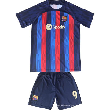 2022 Cuostom Barcelona Home Football Uniform